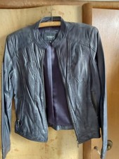 Damen leder jacke 40 - ,