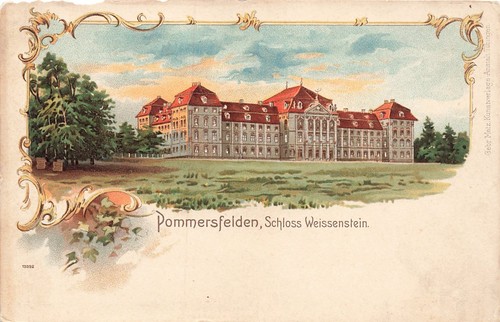 705376 litho schloß - ak,