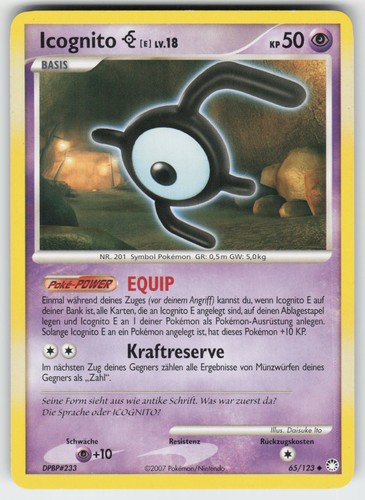 Pokémon icognito 123 - icognito, de
