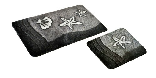 Badematten badteppich teilig - badematten, 2-teilig
