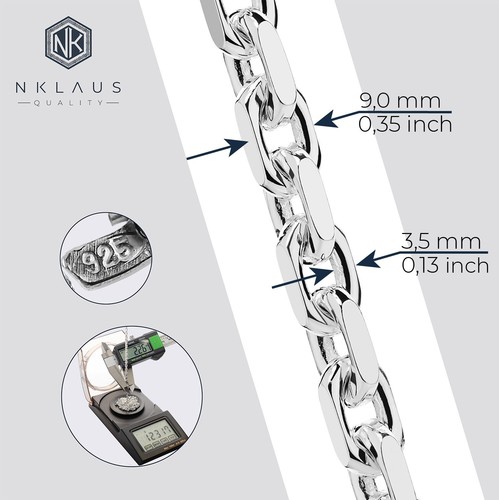 Massive ankerkette collier - massive,