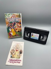 Videokassette VHS "Walt Disney Klassiker: Schneewittchen" Hologramm, TOP