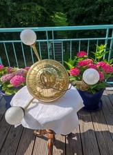 Toller Messing-Kronleuchter - Art Deco