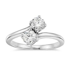 1,50 Kt Zwei Stein Diamant