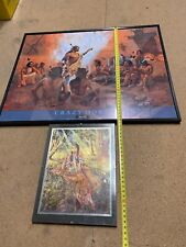 Alle Indianerbilder,Indigene,Bilder Western,Cowboy,ohne Rahmen, Abh.mit Rahmen