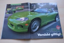 Rallye Racing 04/1993 Dodge Viper RT 10 von Rinspeed mit 550PS im TEST auf 4 Sei