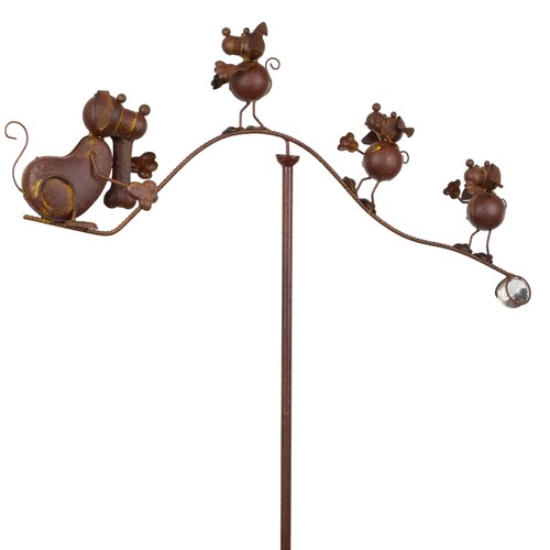 Gartenstecker hund mit - hund, 4