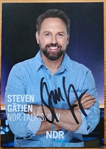 Steven gätjen orig autogramm - gätjen,