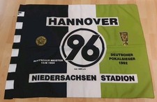  Rarität  HANNOVER 96 Wimpel  Fahne 82×62 cm