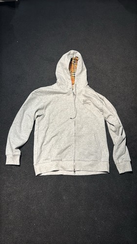 Burberry graue kapuzenjacke - burberry-graue,