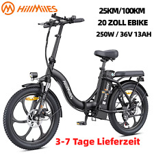 Hillmiles 20 Zoll Elektrofahrrad Pedelec E-Bike Klapprad 250W 13 Cityrad