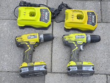 2x RYOBI "RCD 1802" -18V Akkuschrauber