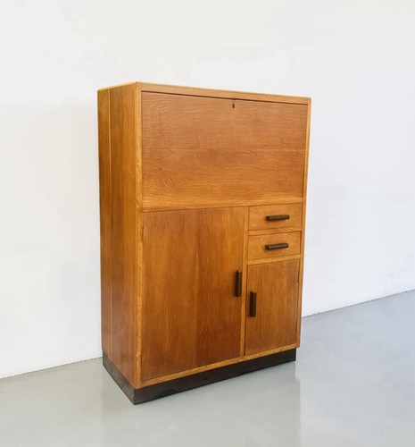 Antiker goldener eichenschrank - goldener,