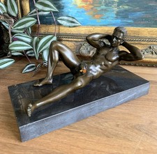 Bronzefigur Mann 25 cm Erotik