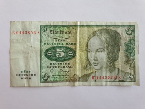 Banknote deutsche mark - 5, dm