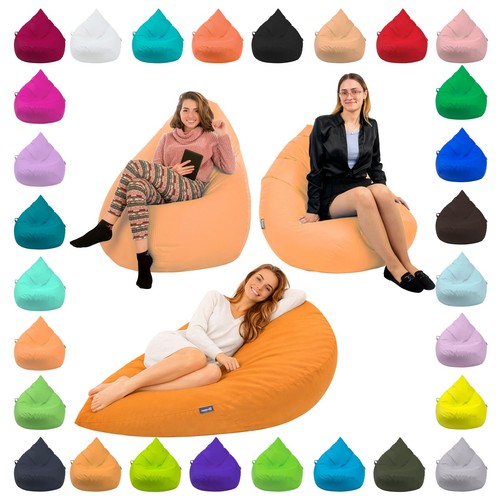 Sitzsack tropfenform orange - sitzsack,