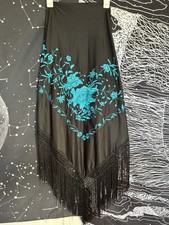 Medium Black and Turquoise