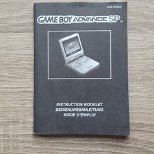 Nintendo Gameboy Advance SP Anleitung Bedienungsanleitung Deutsch AGS-EUR(A)
