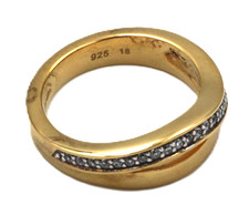 Pierre Cardin Ring 925 Sterlingsilber Gr. 18 Zirkonia Damenring Damenschmuck