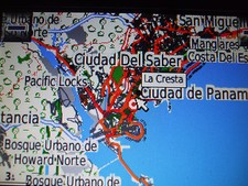 TOPO KARTE ZENTRAL-AMERIKA