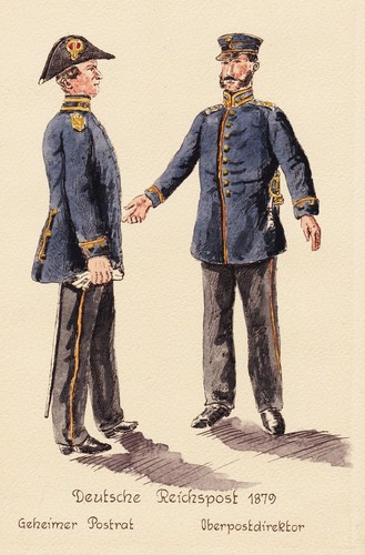 Post poste deutsche reichspost - post,