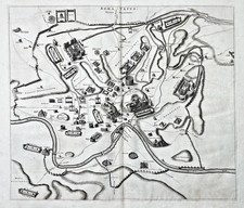 Roma Rome Rom antique Plan map
