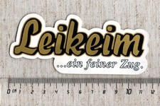 Aufkleber/Sticker Leikeim ein