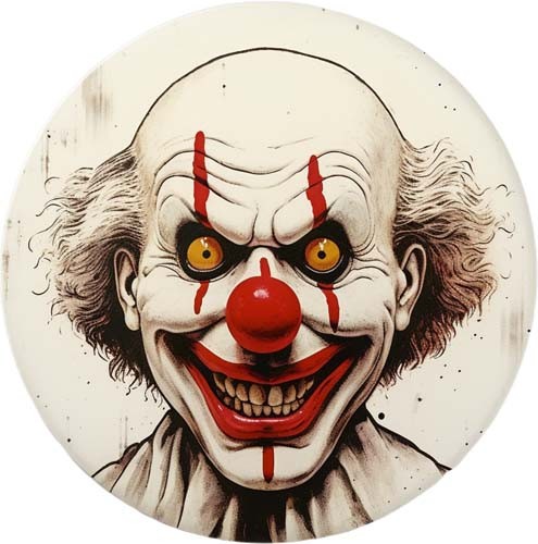 Farbe halloween vintage clown - farbe,