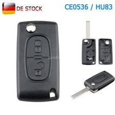 Klappschlüssel Gehäuse 2 Tasten Für Peugeot 207 307 Citroen C2 C3 C4 Berlingo
