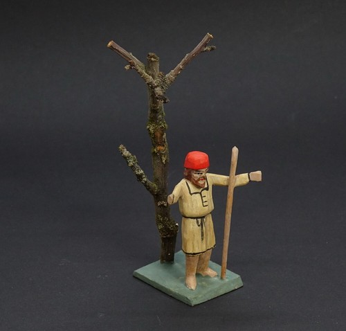 Grulicher krippenfigur hirte - krippenfigur,,