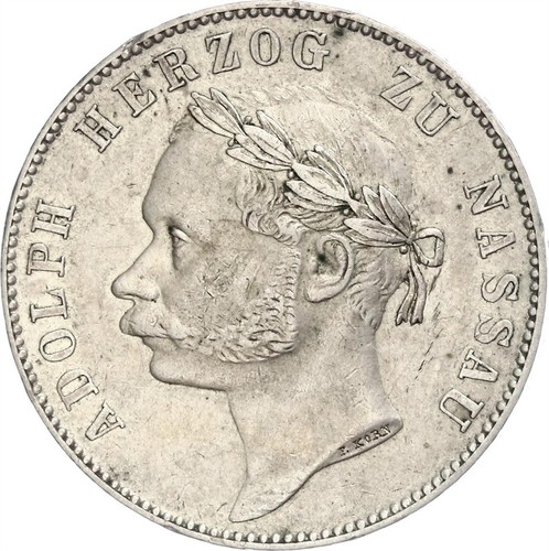 Nassau vereinstaler 1864 - vereinstaler,
