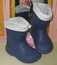 Leichte Stiefel / Gummistiefel mit herausnehmbaren Innenschuh in Gr. 27 28 Blau