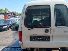 VW Caddy II 9KV orig Hecktür links mit Scheibe Flügeltür L902 weiß Bj 2003
