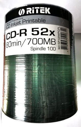 100 ritek 700mb 80min 52x - ritek,