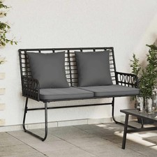 Gartenbank schwarz und - gartenbank,