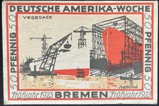 50 Pfennig  Bremen 1923  Notgeld Gutschein  15.11.c