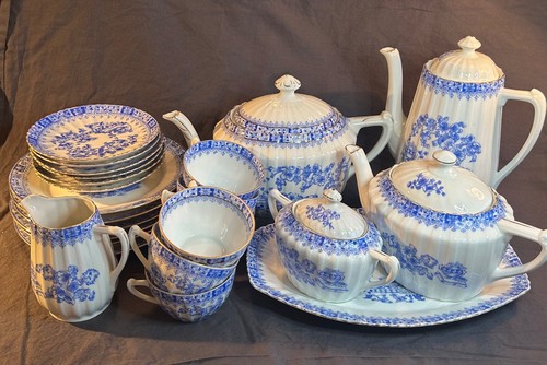 China blau tlg kaffee - china, 24-tlg.