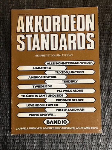 Akkordeon standards band 10 - standards,