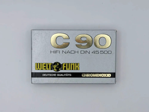 Weltfunk audiokassette c90 - weltfunk,