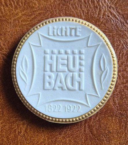 Lichte porzellan medaille - porzellan, ~