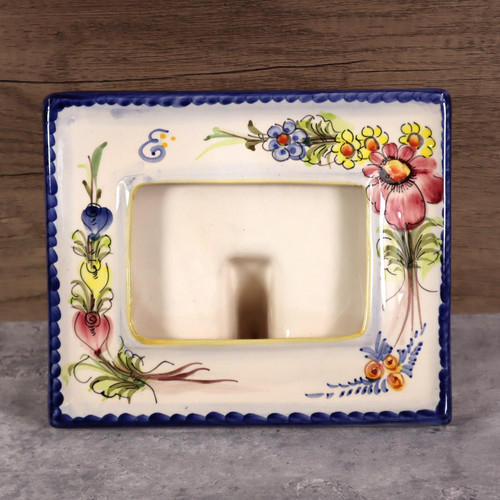 Vintage keramik bilderrahmen - vintage,