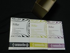 Rilke Werke 3 Bände Insel Verlag 1966 leinengebunden Schuber orig. Schutzumschl.