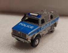 Herpa 095785 ATF Dingo 2 Police Blau/Silber Polzei Einsatzfahrzeug OVP 1:87