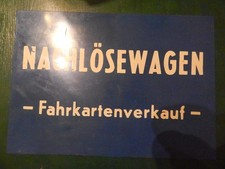 Bahnhofsschild -Metall - 31 x