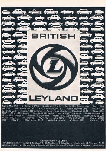 British leyland werbeanzeige - british,