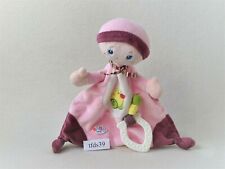 Zapf Creation Baby Born Puppe rosa pink Kuscheltuch Schmusetuch (T204)