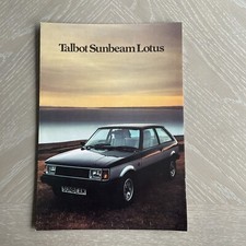 Talbot Sunbeam Lotus Prospekt