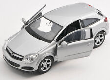 BLITZ VERSAND Opel Astra GTC 2005 silber silver Welly Modell Auto 1:34-39NEU/OVP