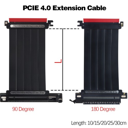 Pcie riser kabel 16x - 4.0,