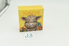 Top Münze Tuvalu 50 Cents 2021 Jahr des OX   + Box/BPZ  PP Silber 0,5 oz J 3